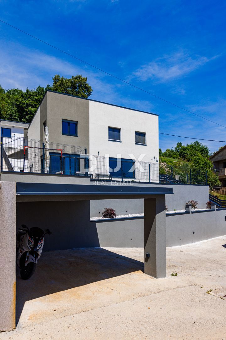 OPATIJA, BREGI - casa indipendente 180m2 con vista panoramica sul mare + giardino 600m2