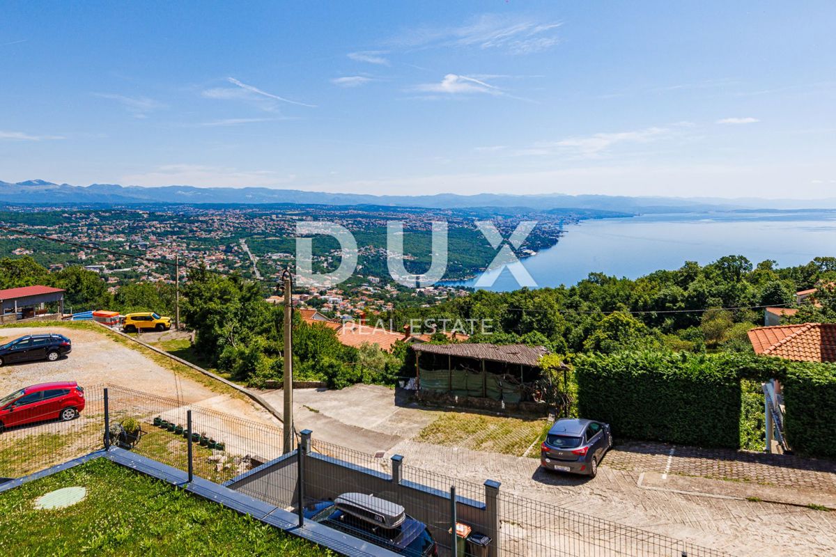 OPATIJA, BREGI - casa indipendente 180m2 con vista panoramica sul mare + giardino 600m2