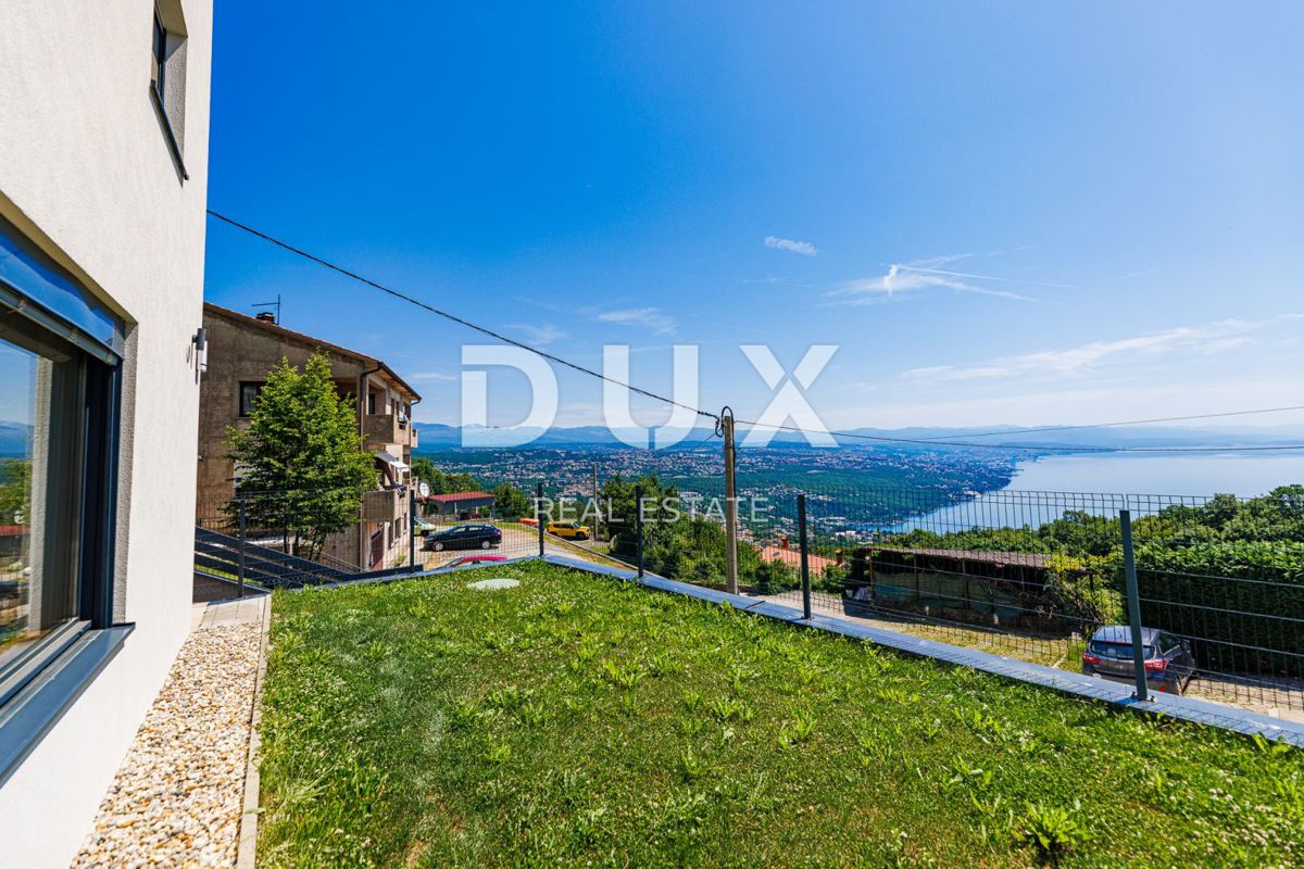 OPATIJA, BREGI - casa indipendente 180m2 con vista panoramica sul mare + giardino 600m2