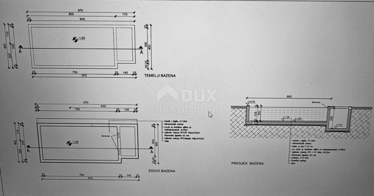 ISTRIA, LABIN - Casa in pietra immacolata con piscina