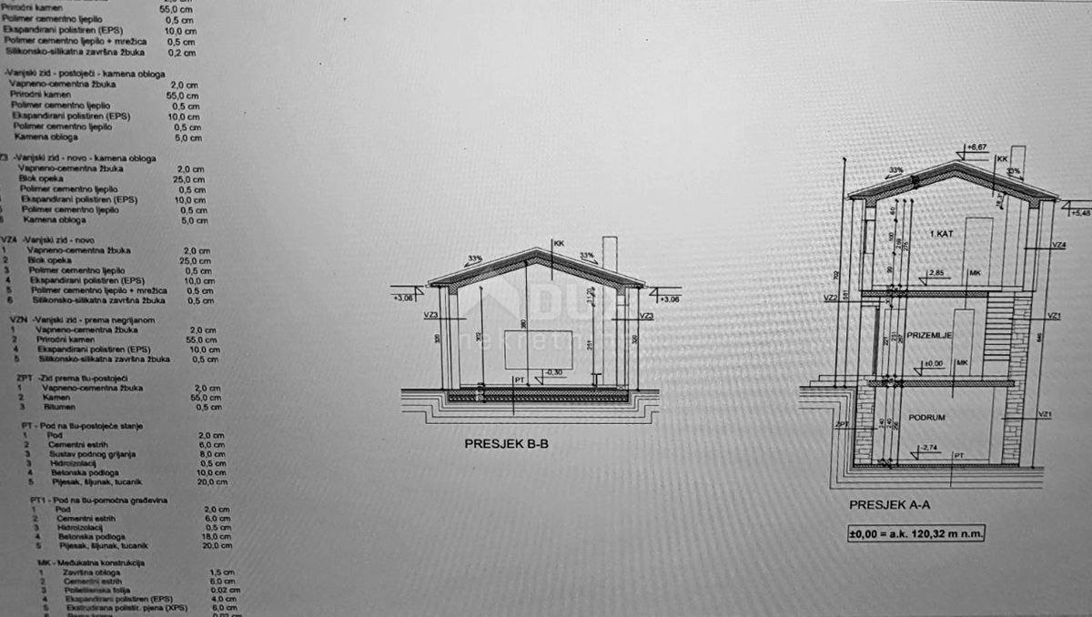 ISTRIA, LABIN - Casa in pietra immacolata con piscina