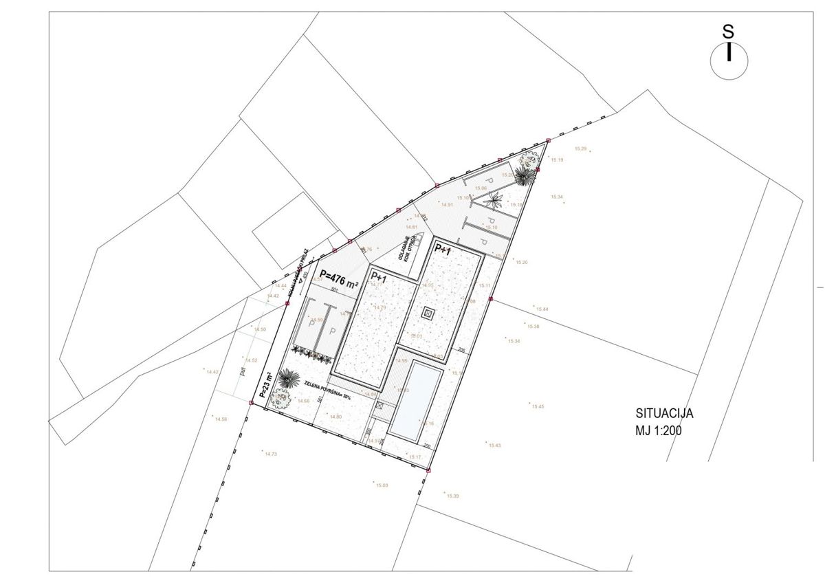 ŠIBENIK, PIROVAC - Moderno duplex con giardino in costruzione 