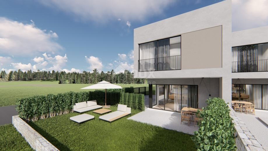 ŠIBENIK, PIROVAC - Moderno duplex con giardino in costruzione 