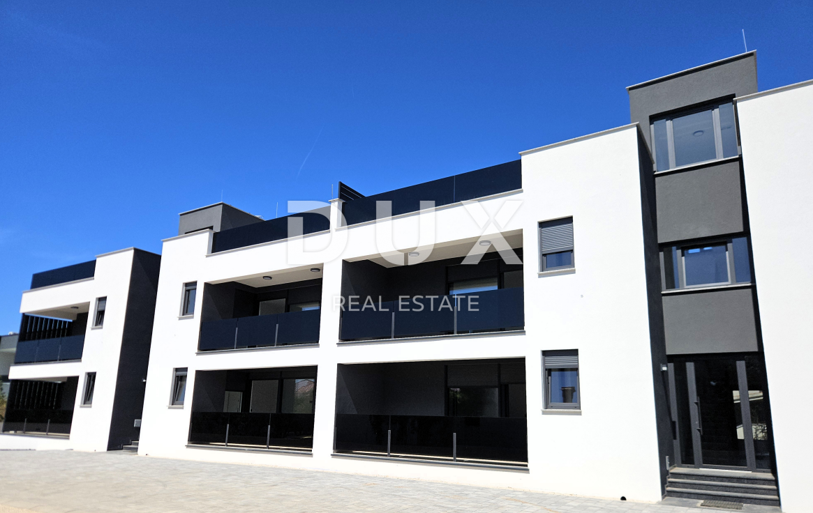 ZADAR, VIR - Nuova costruzione! Moderno attico a soli 130 metri dalla spiaggia con una fantastica vista mare! 1-S4