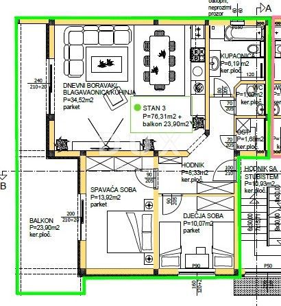 PRIVLAKA, ZADAR - OCCASIONE S3! Trasloco in appartamenti di nuova costruzione