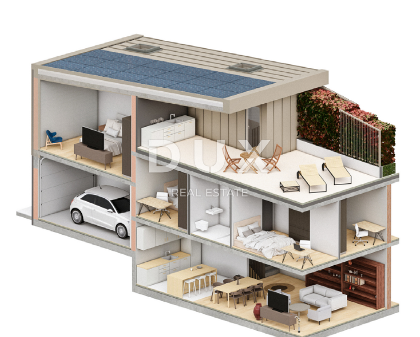 RIJEKA, KOSTRENA - esclusivo appartamento con jacuzzi - nuova costruzione con vista panoramica sul mare! OPPORTUNITÀ!