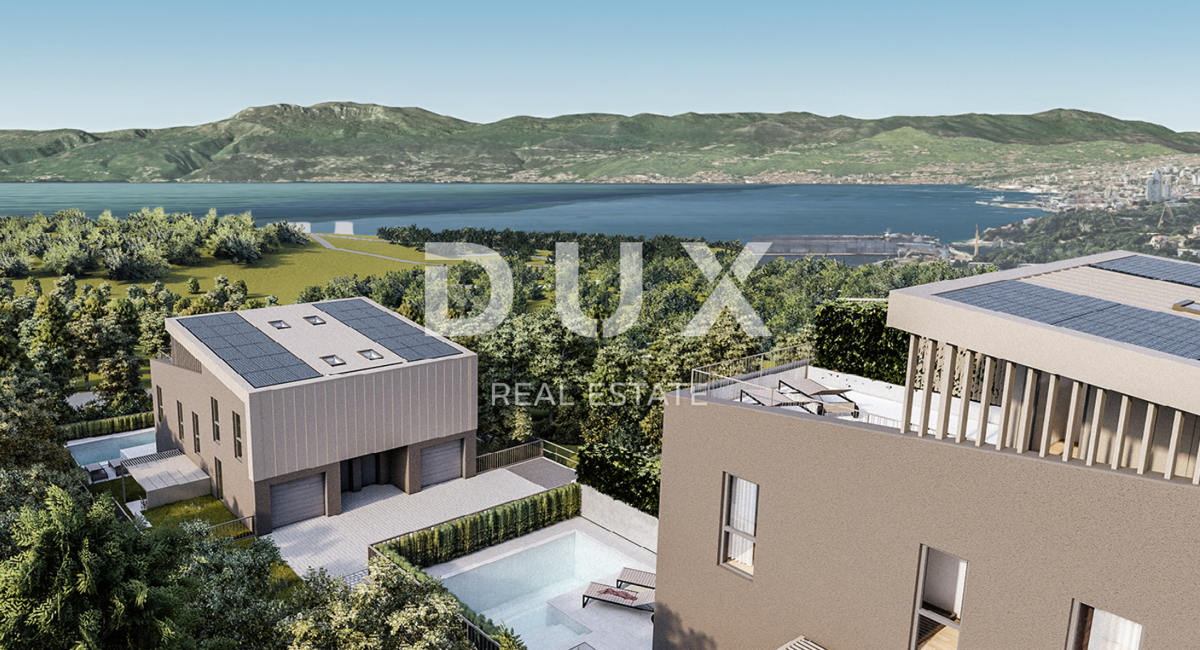 RIJEKA, KOSTRENA - esclusivo appartamento con jacuzzi - nuova costruzione con vista panoramica sul mare! OPPORTUNITÀ!