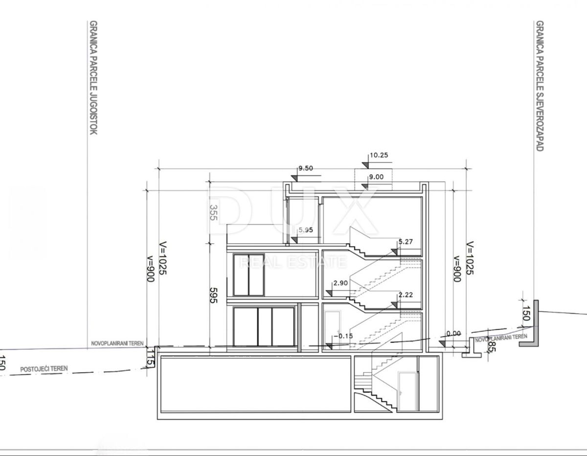 OPATIJA, IČIĆI - terreno edificabile 2800m2 CON PERMESSO DI UBICAZIONE!! E con vista mare per un edificio residenziale - appartamenti/appartamenti