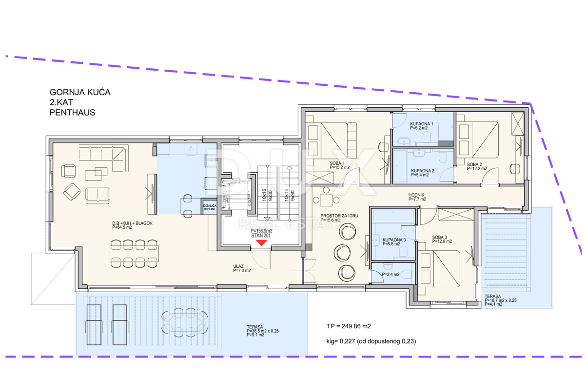 OPATIJA, IČIĆI - terreno edificabile 2800m2 CON PERMESSO DI UBICAZIONE!! E con vista mare per un edificio residenziale - appartamenti/appartamenti