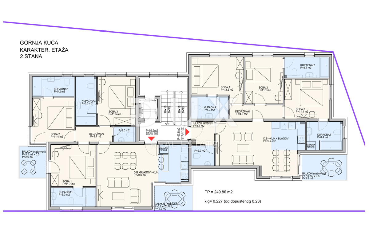 OPATIJA, IČIĆI - terreno edificabile 2800m2 CON PERMESSO DI UBICAZIONE!! E con vista mare per un edificio residenziale - appartamenti/appartamenti