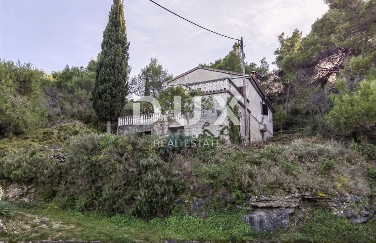 UGLJAN, KALI - Casa con vista sul mare e ampio giardino