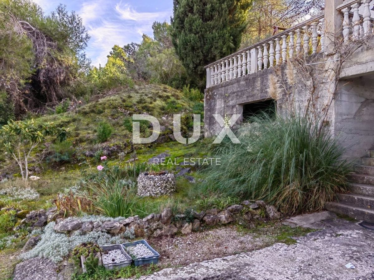 UGLJAN, KALI - Casa con vista sul mare e ampio giardino