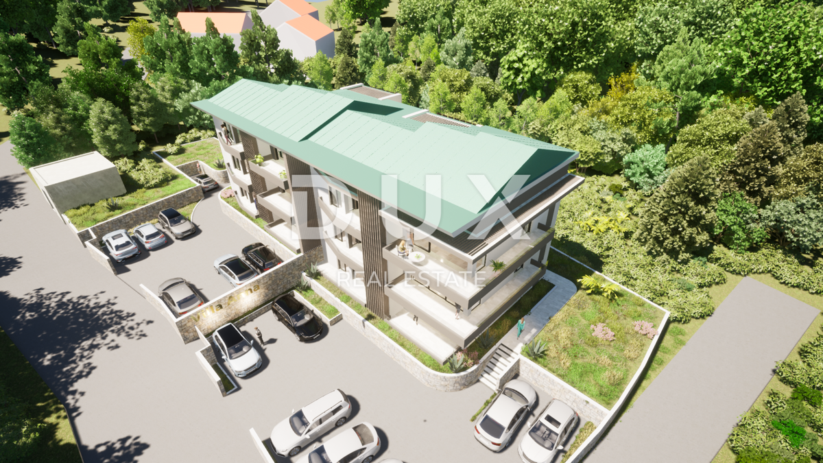 OPATIJA, IKA - lussuoso appartamento in un nuovo edificio con terrazza e vista panoramica sul mare