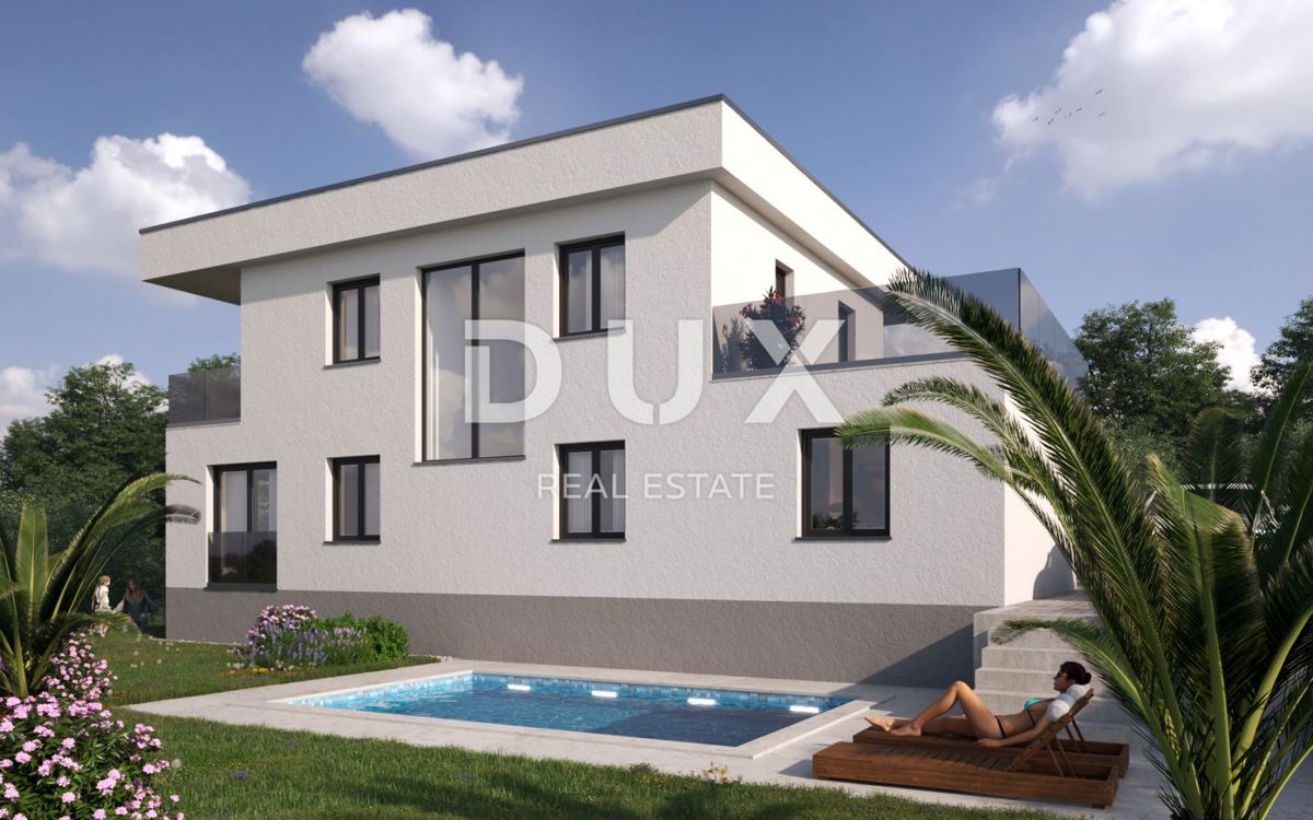 KASTAV - Terreno edificabile 723 m2, PERMESSO DI EDILIZIA, vista mare!