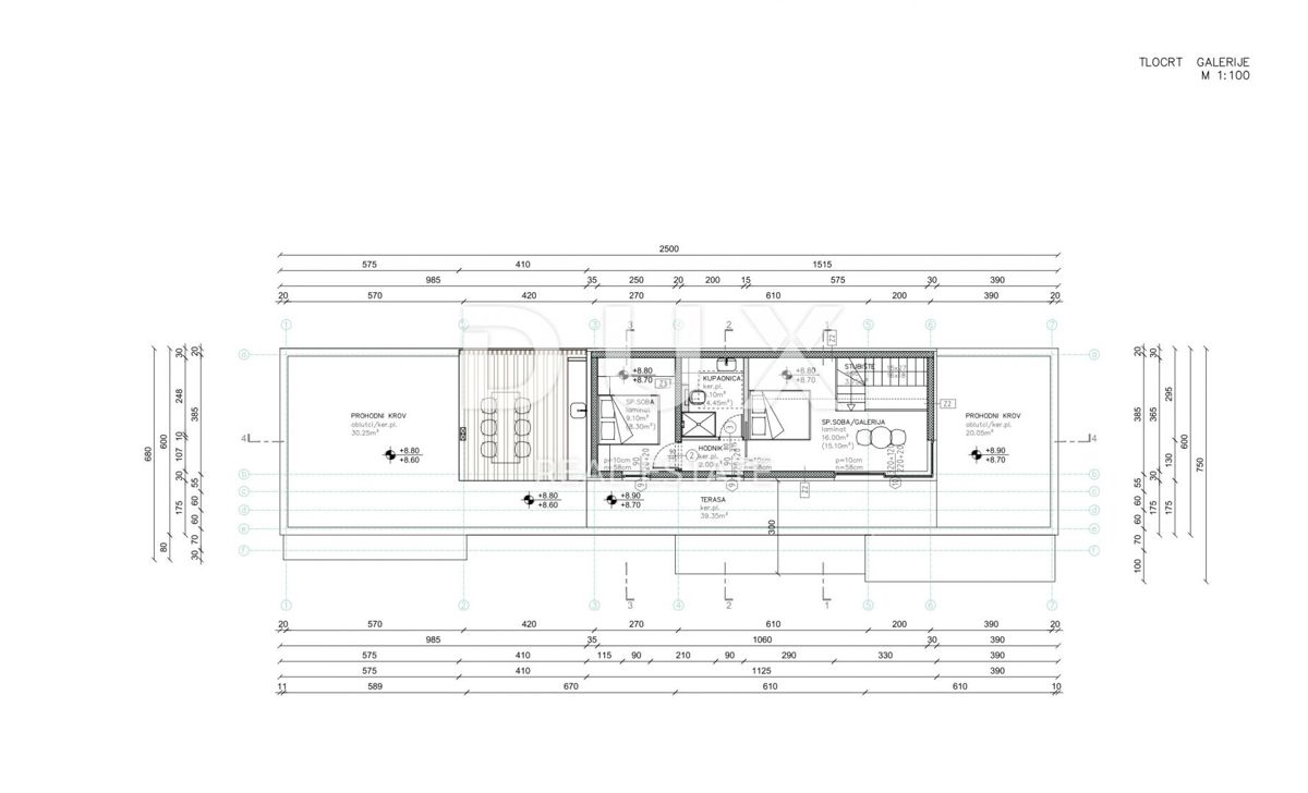 Appartamento Povljana, 49,95m2