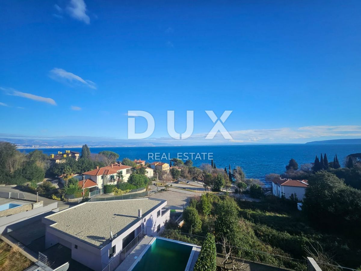 OPATIJA, LOVRAN - Appartamento DB+3S con splendida vista mare + piscina + dintorni