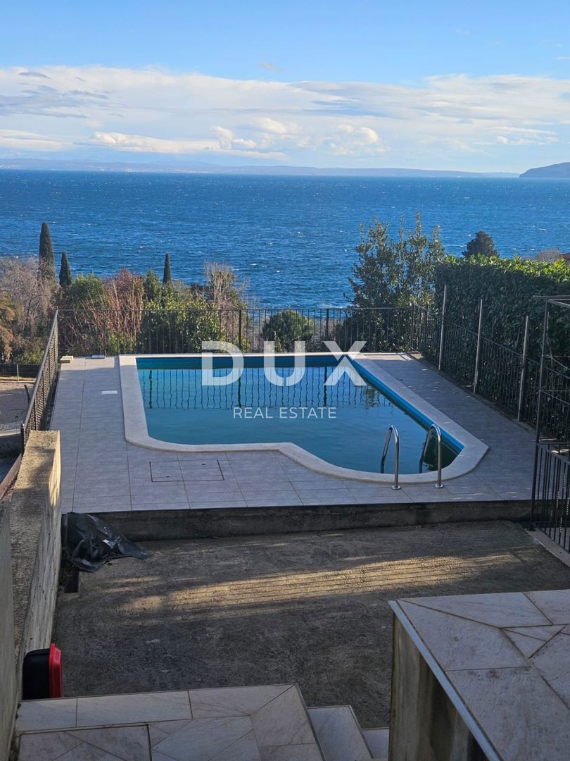 OPATIJA, LOVRAN - Appartamento DB+3S con splendida vista mare + piscina + dintorni