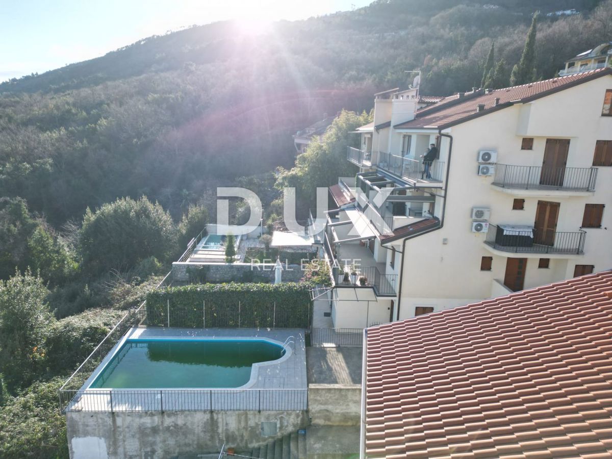 OPATIJA, LOVRAN - Appartamento DB+3S con splendida vista mare + piscina + dintorni