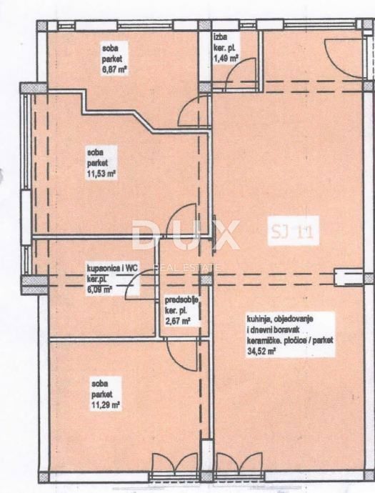 ZADAR, BIOGRAD NA MORU - appartamento trilocale vicino alla spiaggia