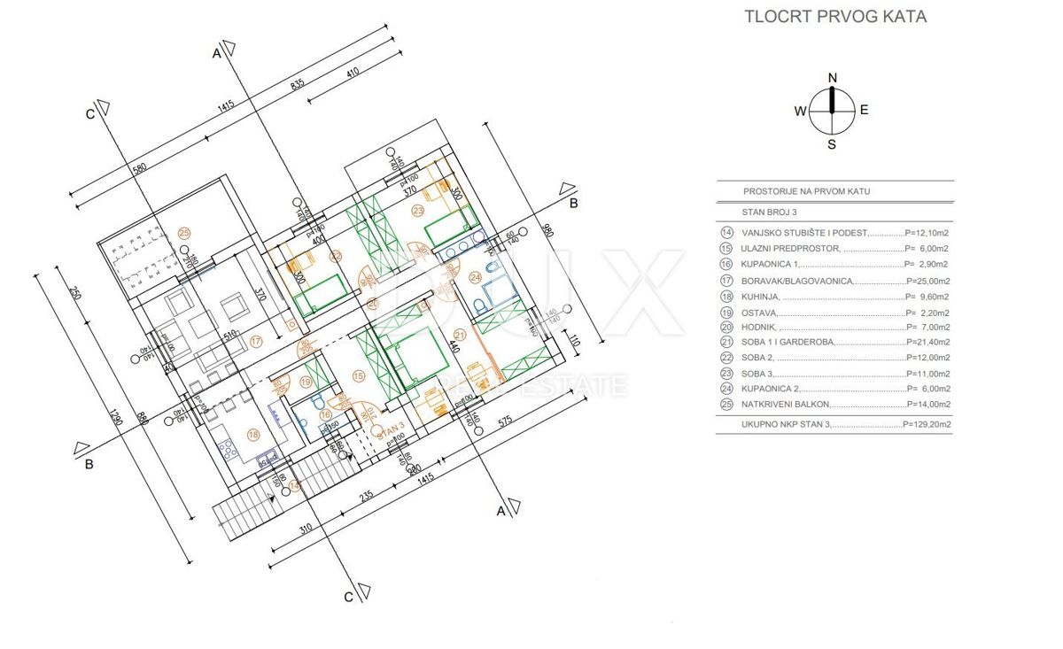 KASTAV, ŽEGOTI - Appartamenti moderni in un nuovo edificio 