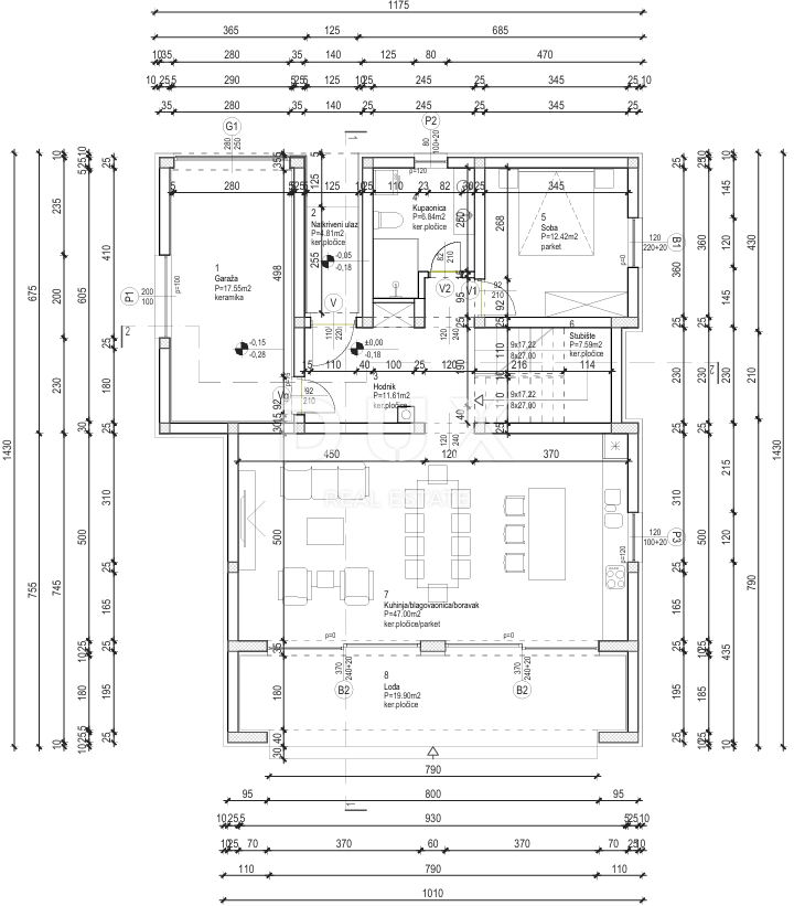 Casa Mulo, Vrsi, 279,64m2