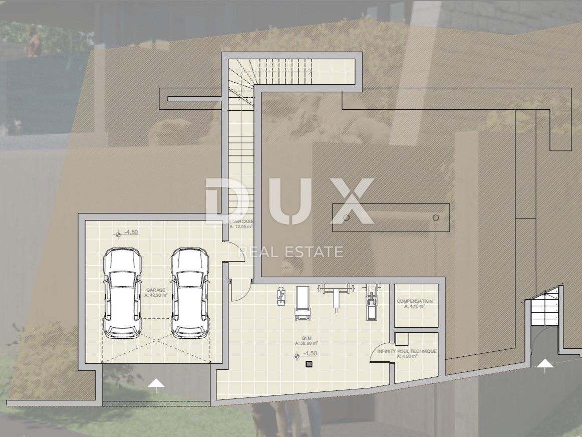 ISTRIA, KRASICA - moderna villa indipendente con piscina con vista panoramica e garage