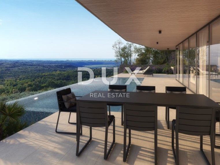 ISTRIA, KRASICA - moderna villa indipendente con piscina con vista panoramica e garage