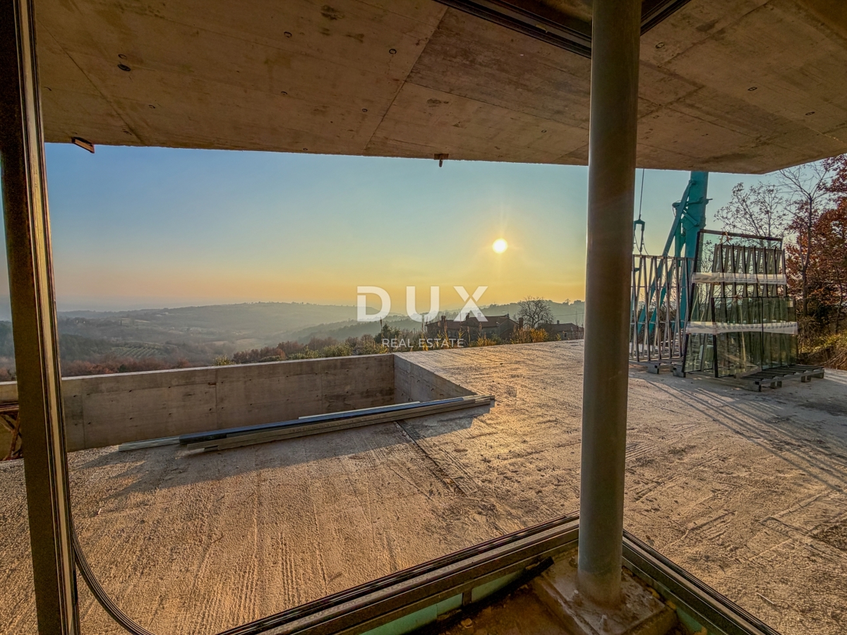 ISTRIA, KRASICA - moderna villa indipendente con piscina con vista panoramica e garage