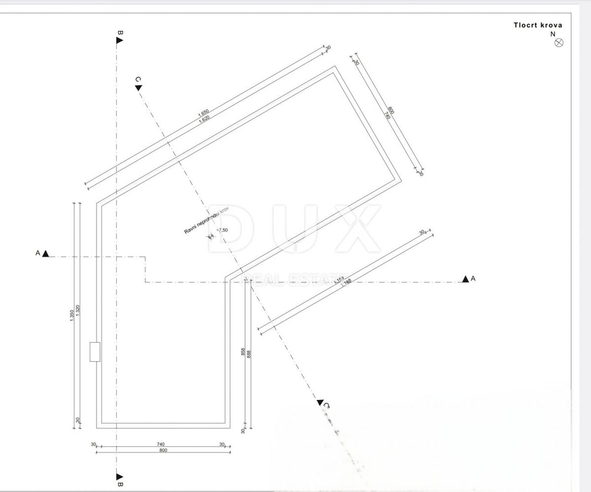 ABBAZIA, DRAGA DI MOSCHINO - terreno edificabile 1920m2 CON 2 PERMESSI DI COSTRUZIONE!! per 2 ville con piscina e vista mare