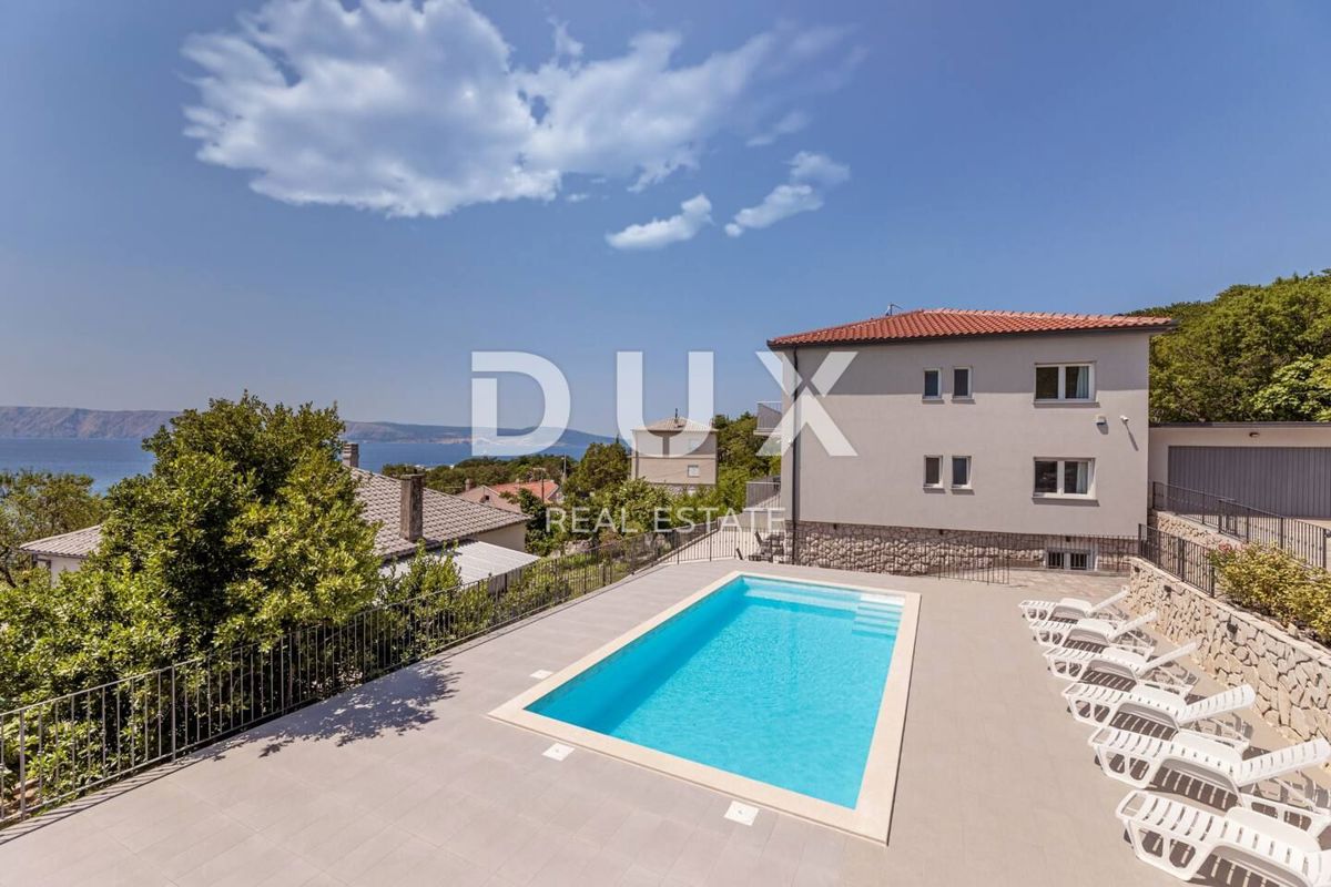 NOVI VINODOLSKI (dintorni) - villa a 50m dal mare con piscina e garage