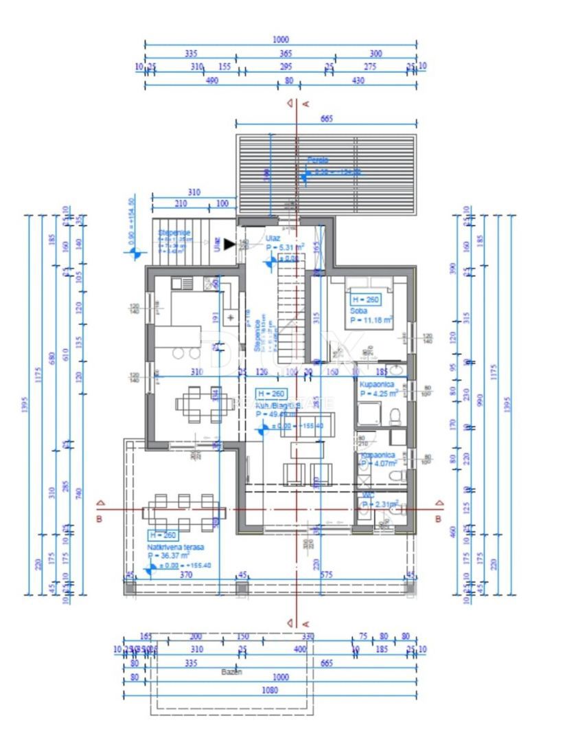 ISOLA DI KRK, LINARDIĆI (dintorni) - Terreno edificabile con progetto