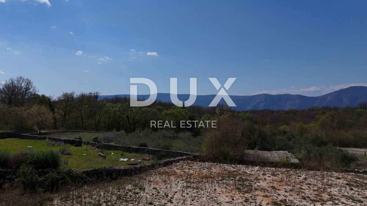 ISOLA DI KRK, LINARDIĆI (dintorni) - Terreno edificabile con progetto