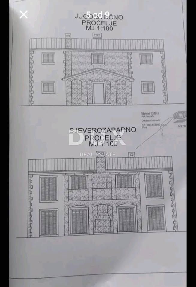 ISTRIA, VALTURA - Terreno con permesso di costruire per una casa con piscina