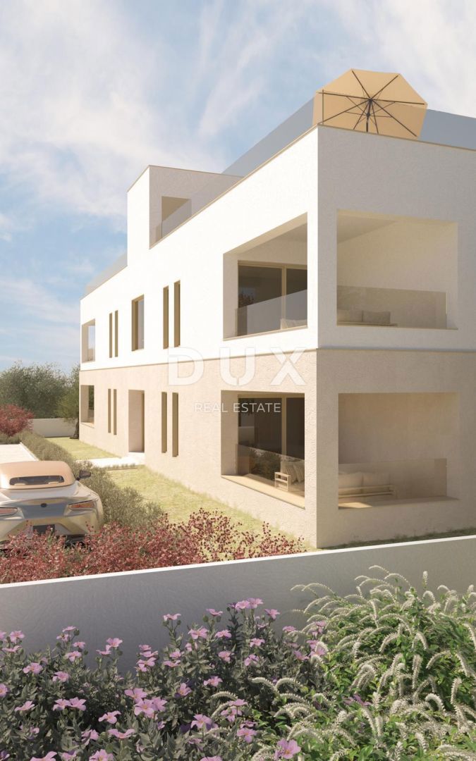 ZADAR, PRIVLAKA - Moderno appartamento con giardino! Nuova costruzione! S1