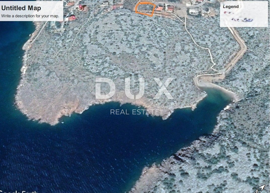 KARLOBAG - Terreno edificabile con fondamenta, a 200 m dal mare
