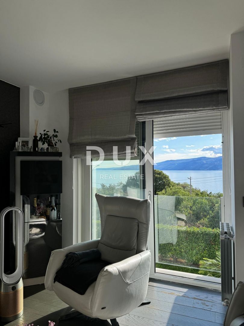 MARČELJEVA DRAGA - appartamento 95m2, DB+3S, 1° piano con vista panoramica sul mare 