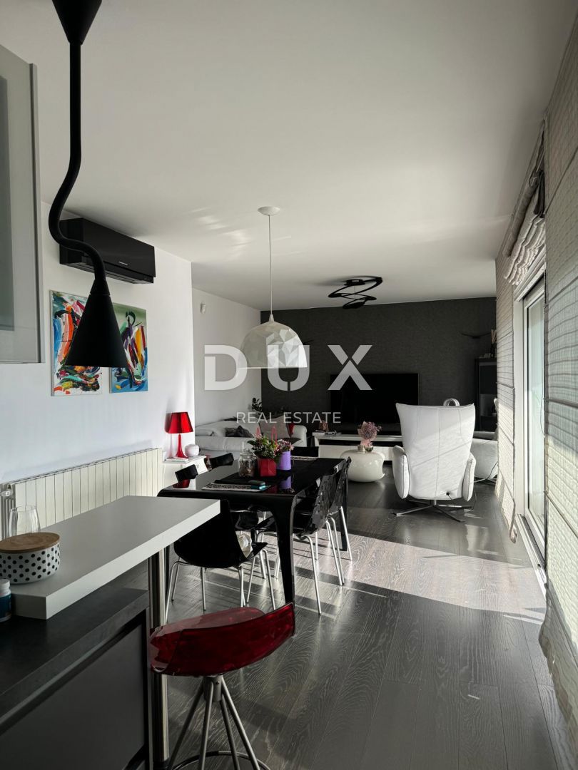 MARČELJEVA DRAGA - appartamento 95m2, DB+3S, 1° piano con vista panoramica sul mare 