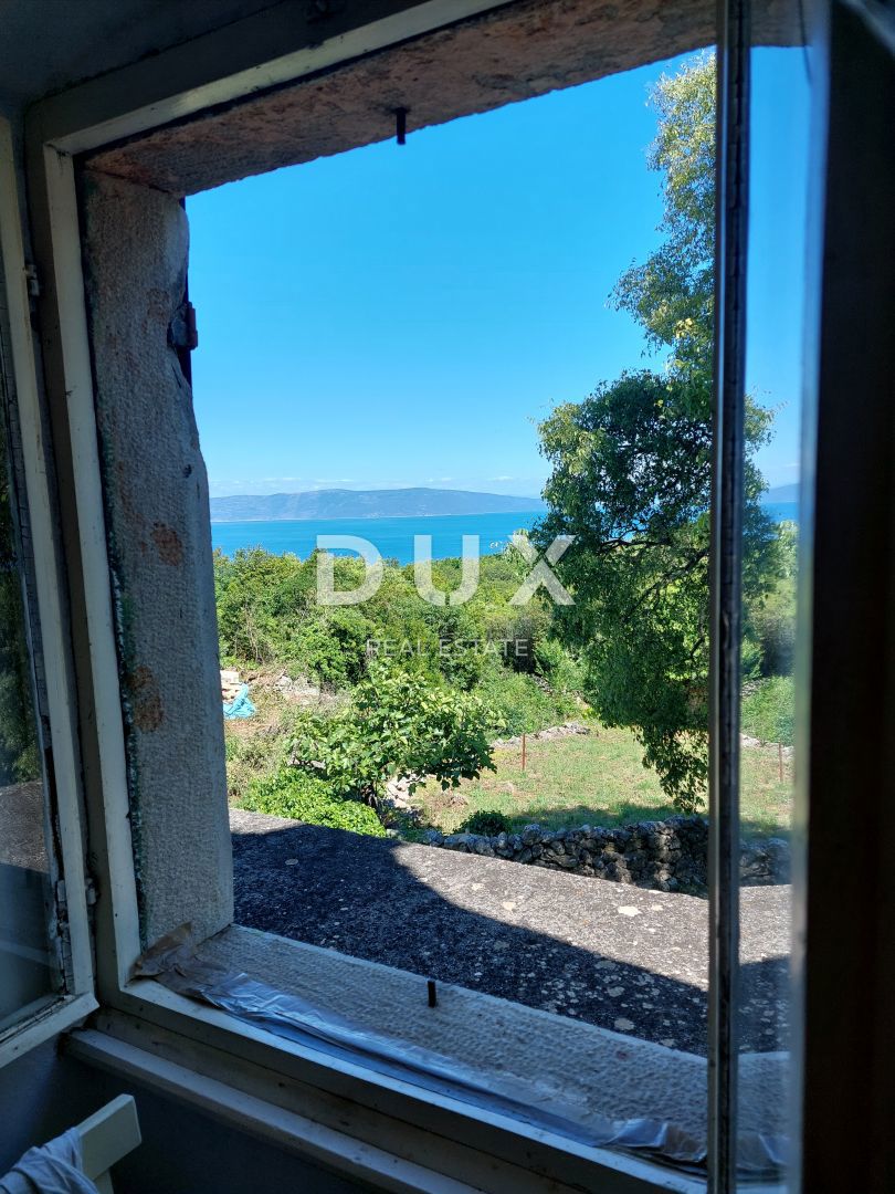 ISTRIA, RABAC (DINORDI) - Casa in pietra con vista mare