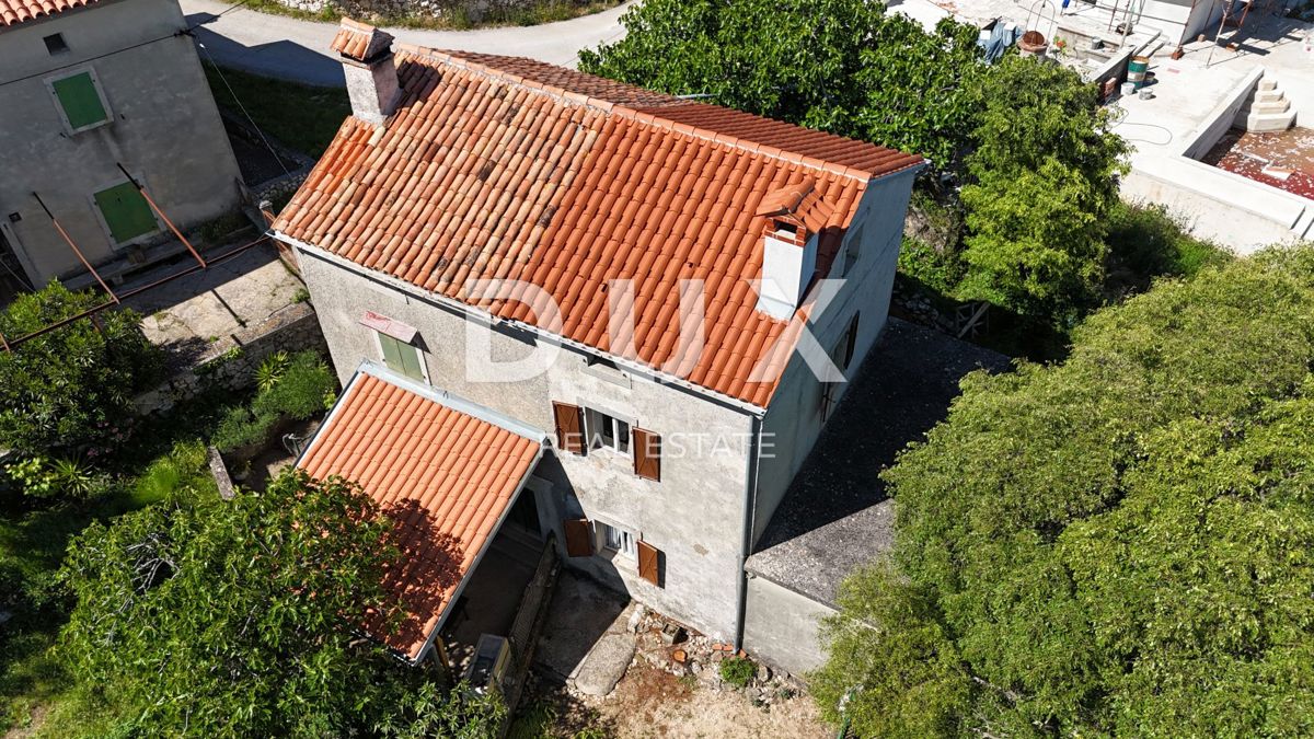 ISTRIA, RABAC (DINORDI) - Casa in pietra con vista mare