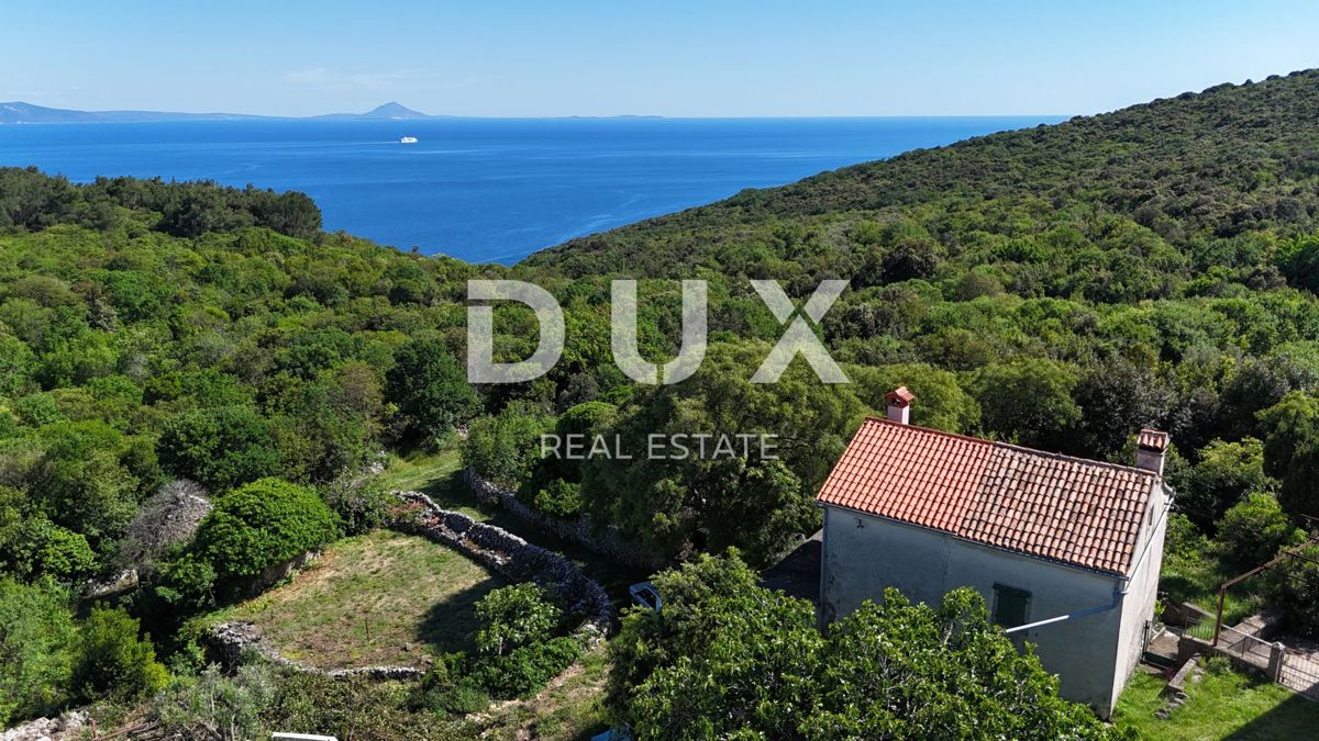 ISTRIA, RABAC (DINORDI) - Casa in pietra con vista mare