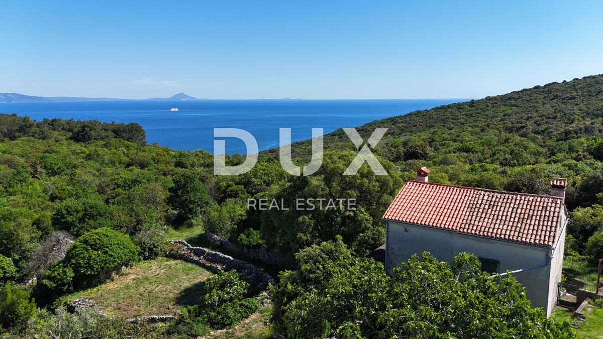 ISTRIA, RABAC (DINORDI) - Casa in pietra con vista mare