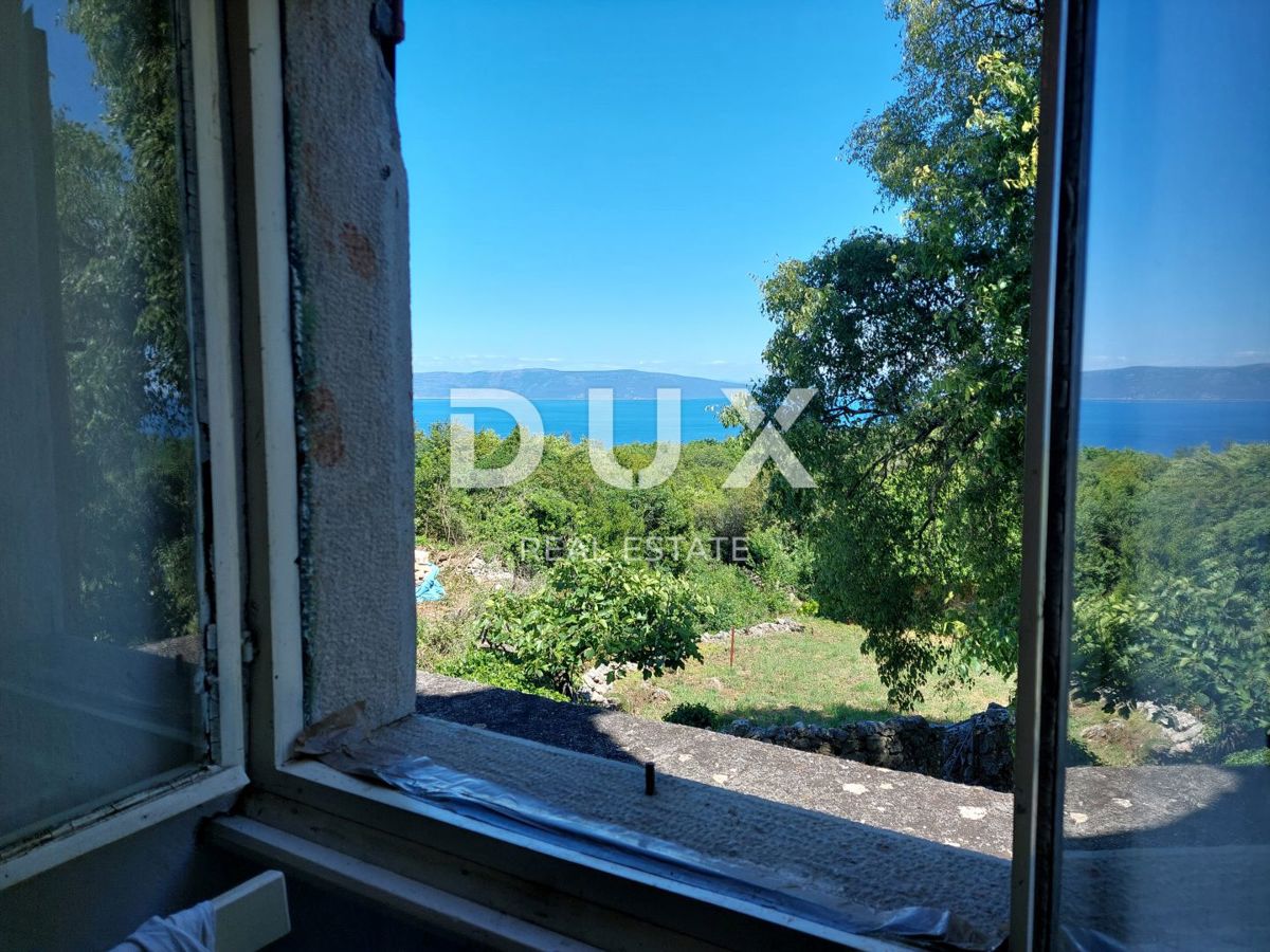 ISTRIA, RABAC (DINORDI) - Casa in pietra con vista mare