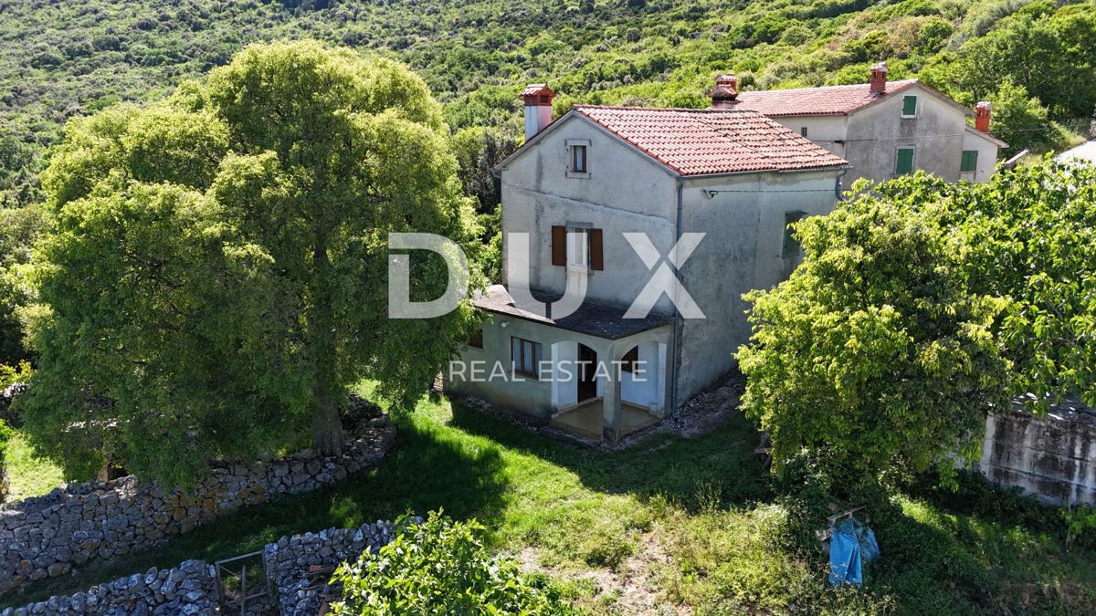 ISTRIA, RABAC (DINORDI) - Casa in pietra con vista mare
