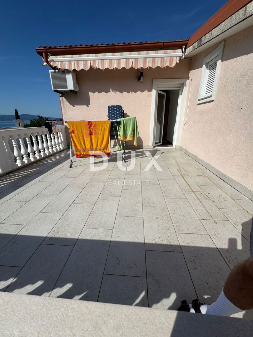 CRIKVENICA, SELCE - appartamento moderno con vista mare