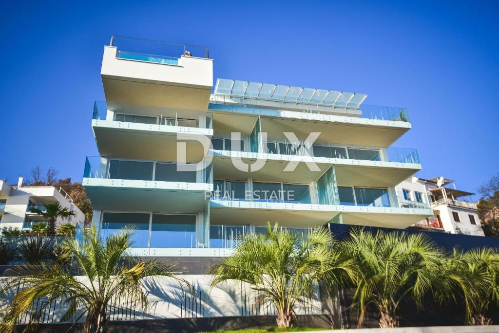 OPATIJA, CENTRO - lussuoso appartamento in un nuovo edificio con piscina, vista, vicino al mare e Opatija