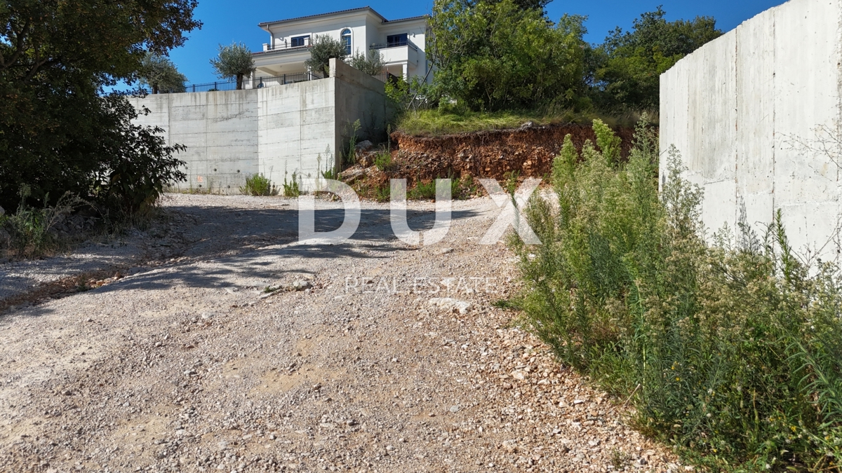 ISOLA DI KRK, VRBNIK - Posizione attraente, vista panoramica sul mare