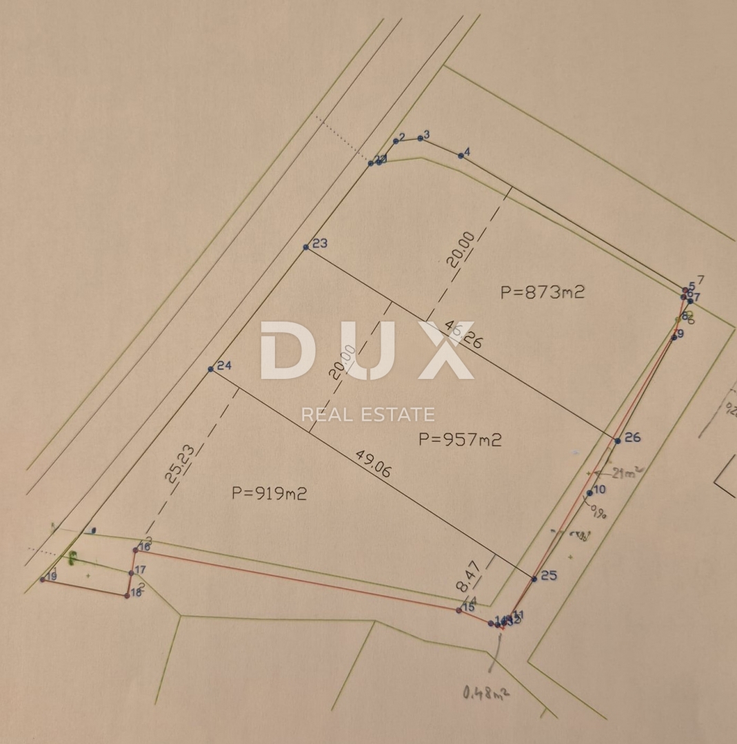 ZADAR, POLJICA BRIG - Terreno edificabile vicino alla strada principale! P3