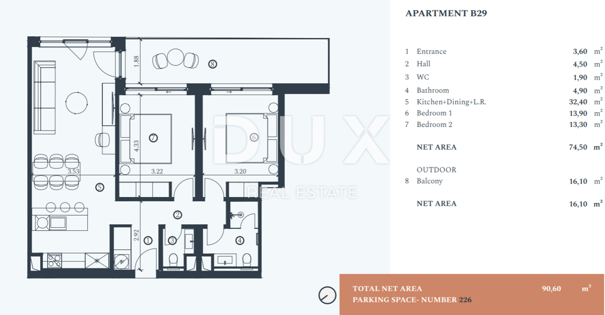 Appartamento Savudrija, Umag, 103,60m2