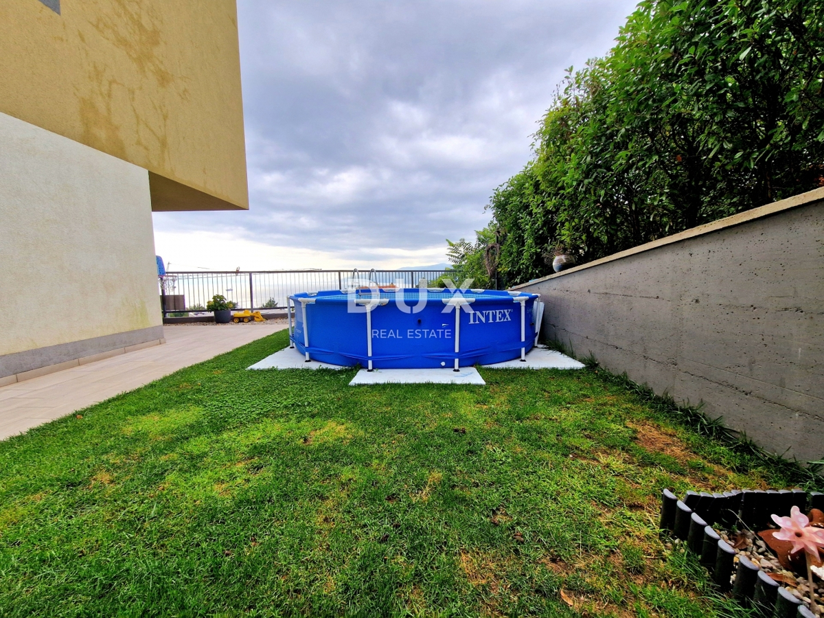 KASTAV, REŠETARI - appartamento con giardino e vista panoramica