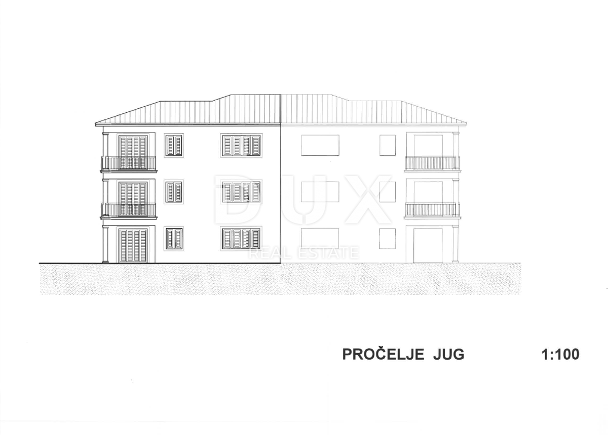 MATULJI, JUŠIĆI, JURDANI- appartamento 2° piano 83,43 m2 in un nuovo edificio DB+2S con giardino 